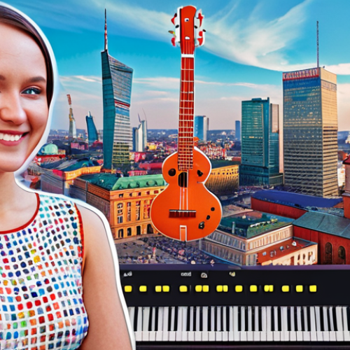 **

`A vibrant digital collage showcasing the diversity of NFTs: pixelated art, musical notes, and game avatars swirling together. In the foreground, a Polish artist smiles as she directly connects with her fans through an online platform. The background features the Warsaw skyline subtly integrated with blockchain patterns.`

**